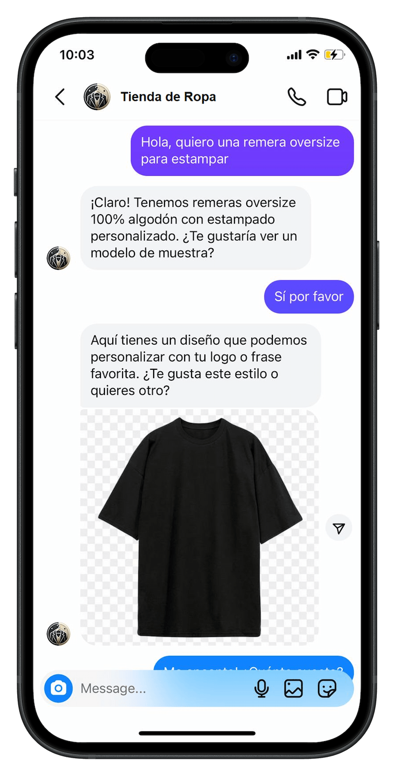 Mockup interfaz de Instagram